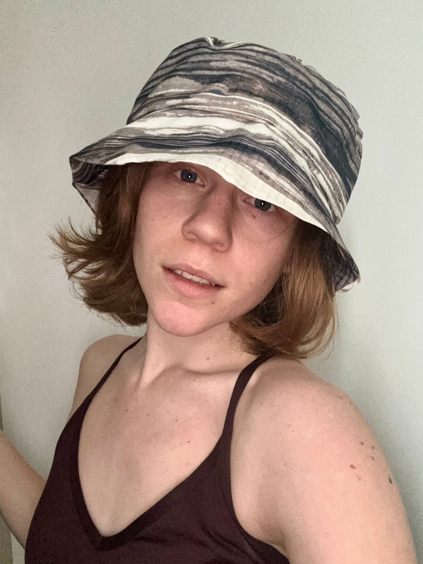 Stripes of Whisper Bucket Hat