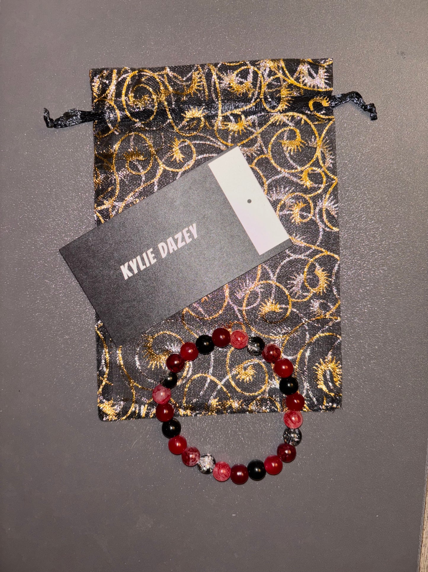 Scarlet Noir Crush Bracelet