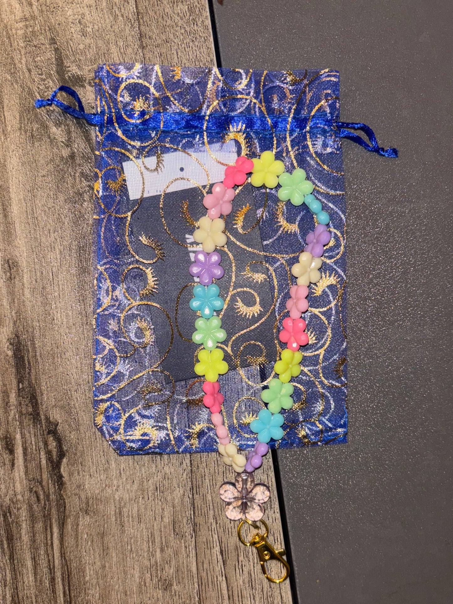 Rainbow Bloom//Keychain