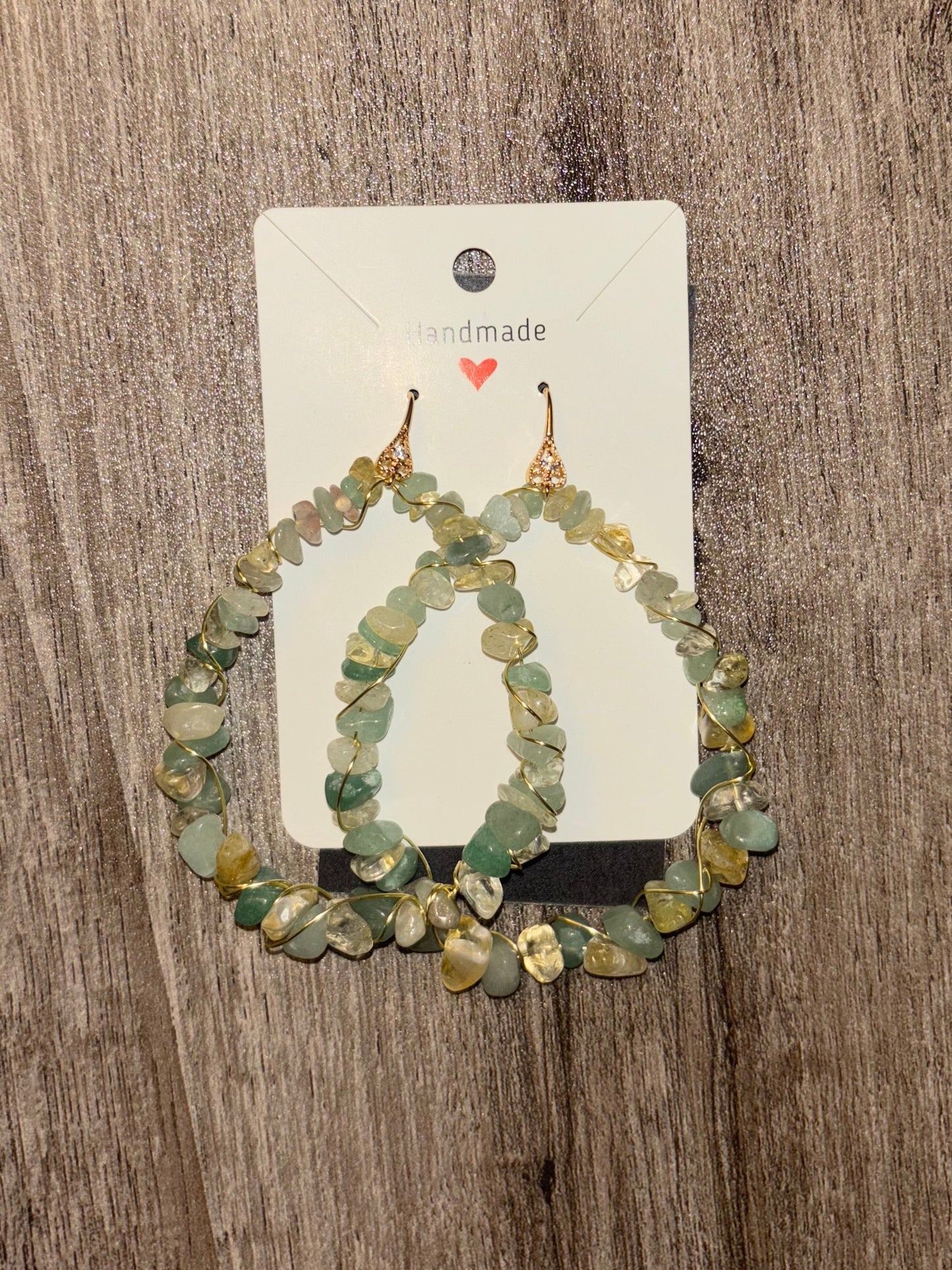 Sage Mist/18k Gold Plated//Earrings