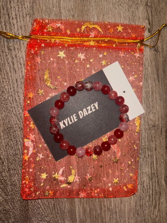 Crimson Spark Bracelet