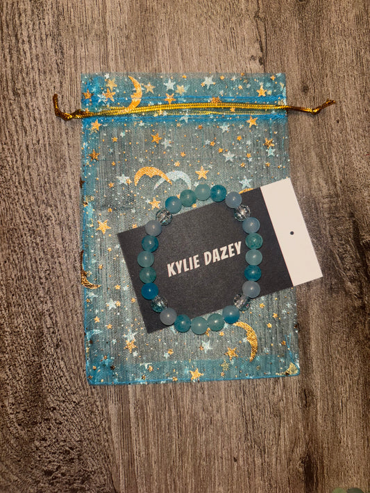 Aqua Shimmer Kiss Bracelet