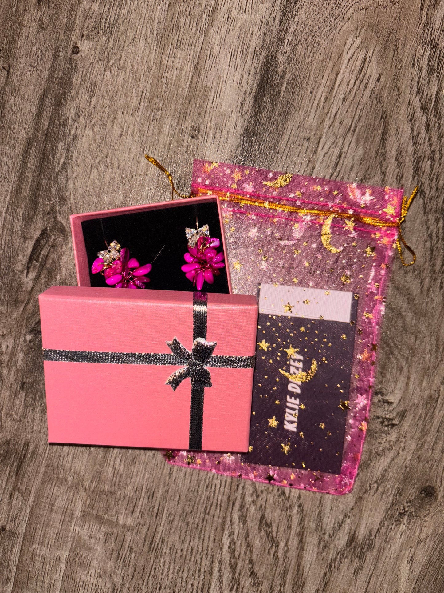 Starburst Pink Earrings