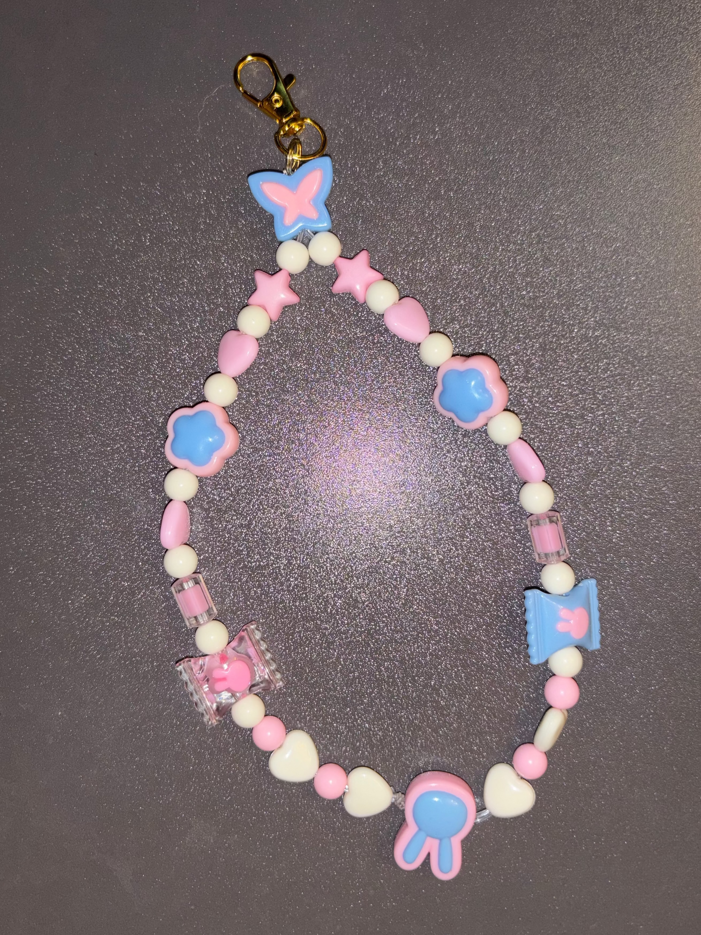 Cotton Candy Keychain